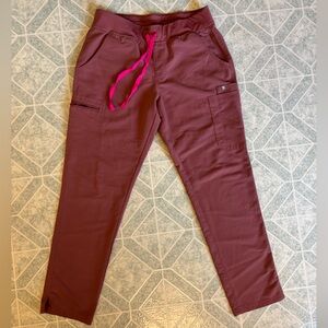 Figs Scrub Pants in Mauve